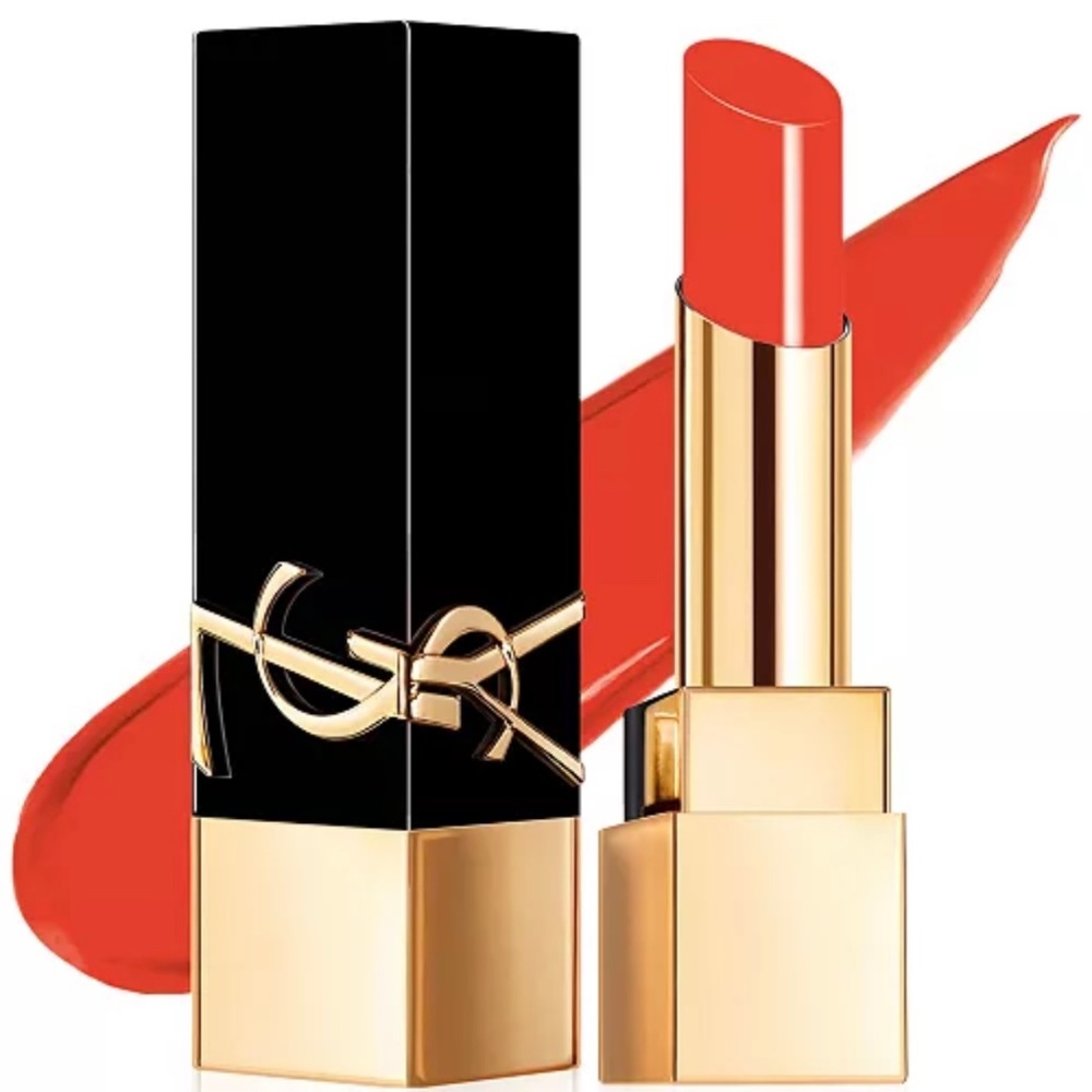 Yves Saint Laurent YSL Rouge Pur Couture Bold #7 Unhibited Flame Silky Lipstick